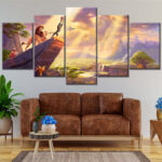 Simba König der Löwen 12 Leinwandbilder