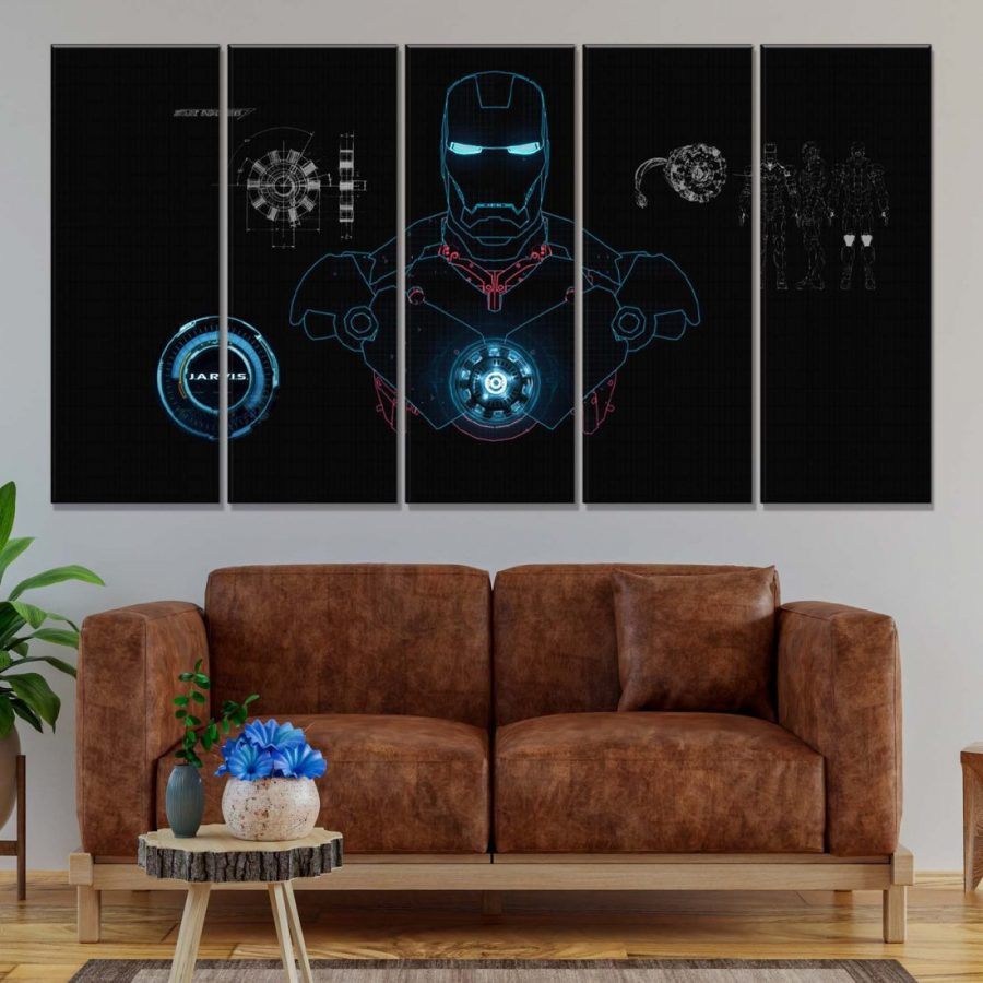 Iron Man Avengers Marvel 17 Leinwandbilder – Bild 2
