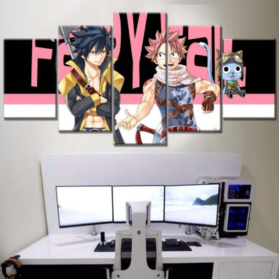 Fairy Tail Alle Charaktere 10 Leinwandbilder