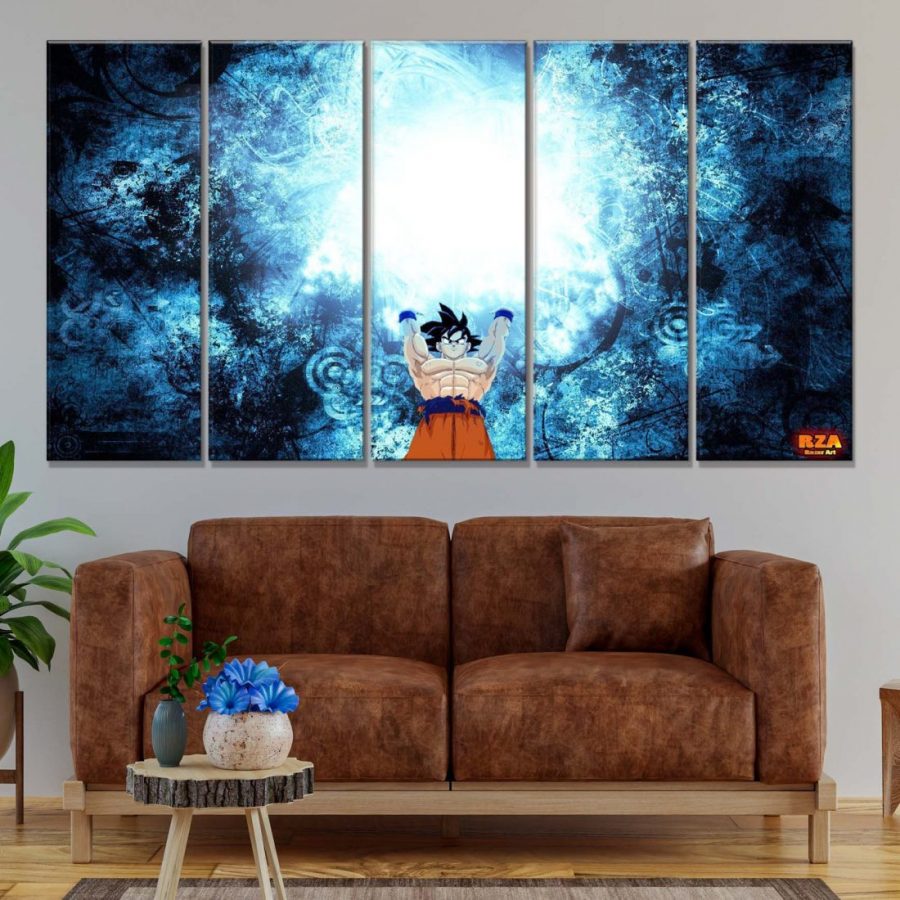 Dragon Ball Z Goku 5 Leinwandbilder – Bild 2