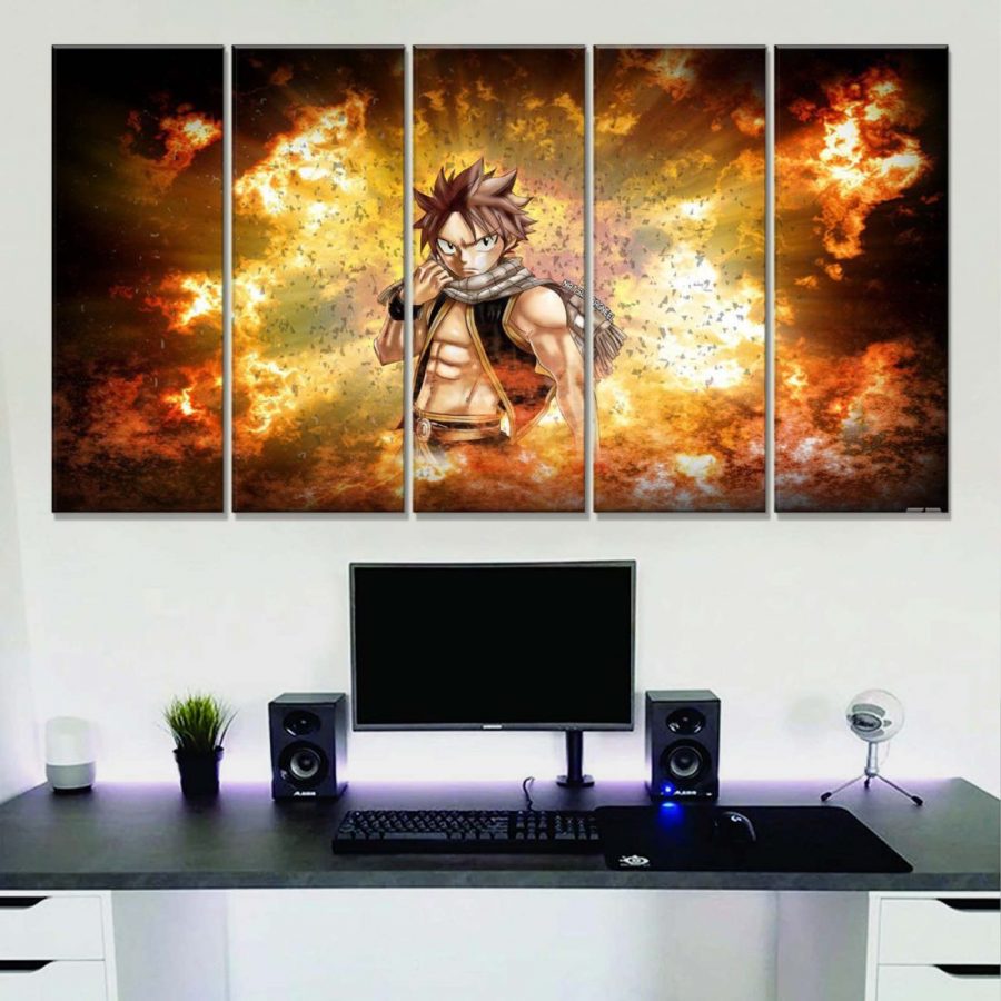 Natsu Dragneel Fairy Tail 20 Leinwandbilder – Bild 2