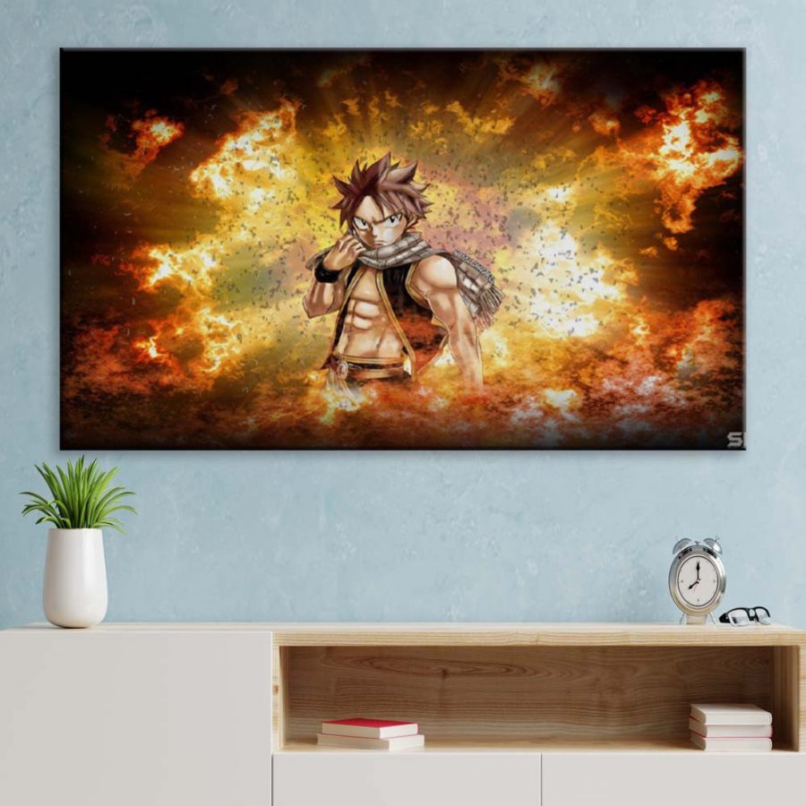 Natsu Dragneel Fairy Tail 20 Leinwandbilder – Bild 3