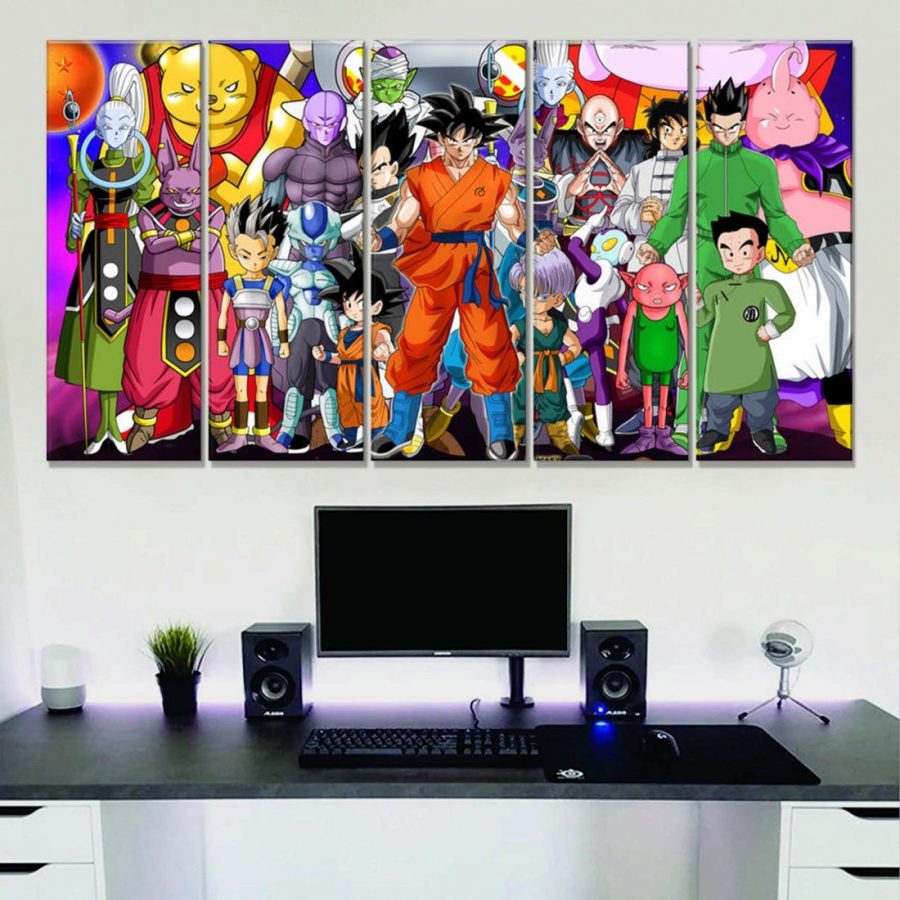Alle Charaktere Dragon Ball 13 Leinwandbilder – Bild 2