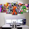 Alle Charaktere Dragon Ball 13 Leinwandbilder