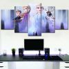 Frozen Disney Alle Charaktere 6 Leinwandbilder