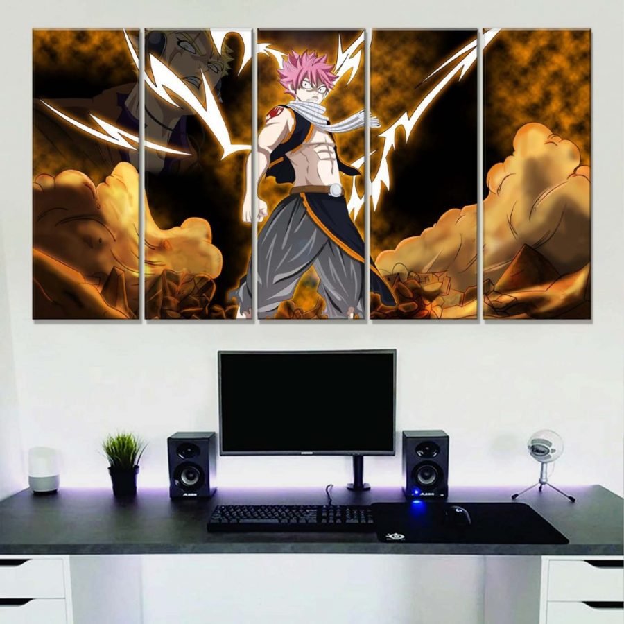 Natsu Dragneel Fairy Tail 7 Leinwandbilder – Bild 2