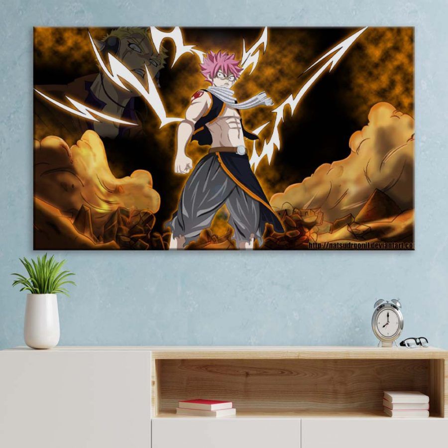 Natsu Dragneel Fairy Tail 7 Leinwandbilder – Bild 3