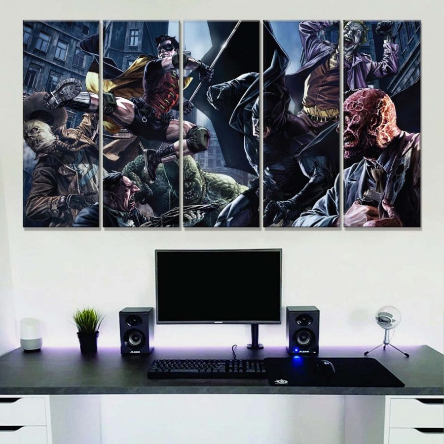 Batman DC Alle Charaktere 41001 Leinwandbilder – Bild 2