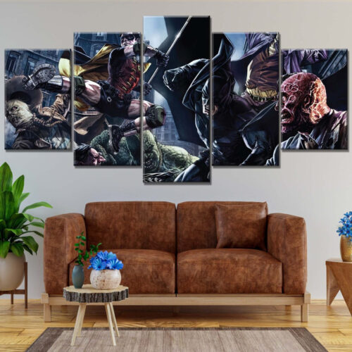 Batman DC Alle Charaktere 41001 Leinwandbilder