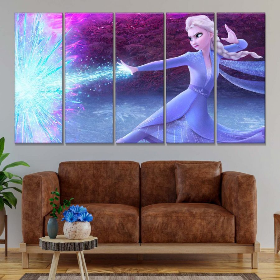Elsa Frozen Disney 2 Leinwandbilder – Bild 2