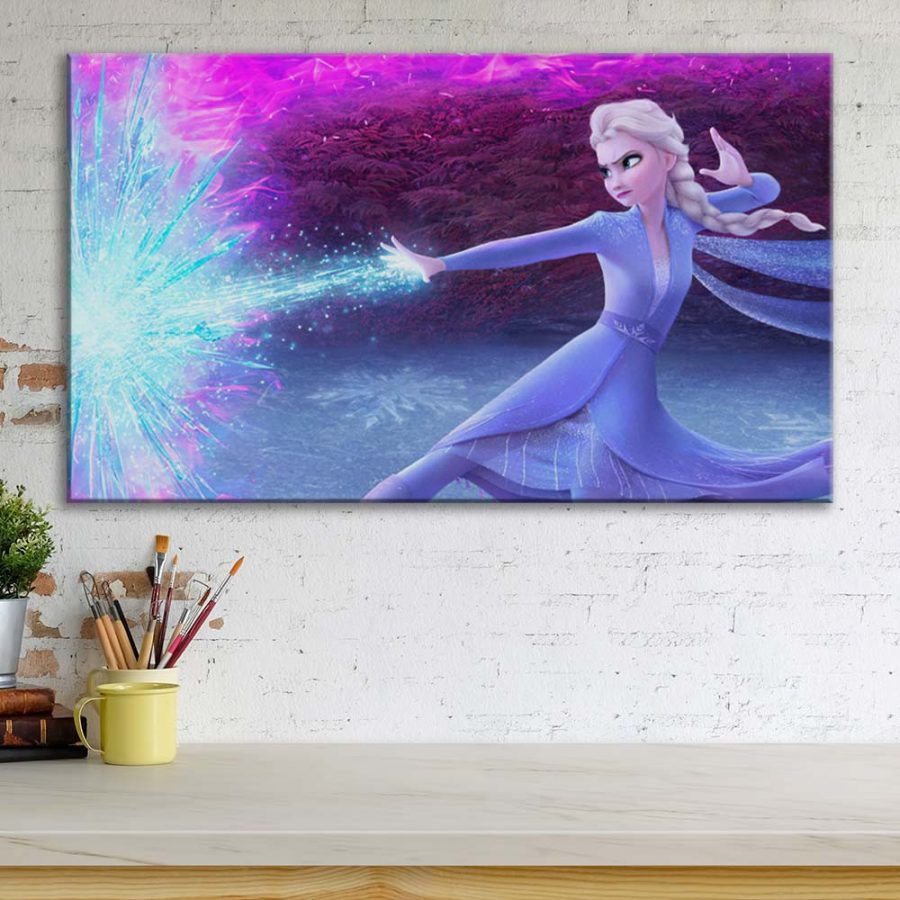 Elsa Frozen Disney 2 Leinwandbilder – Bild 3