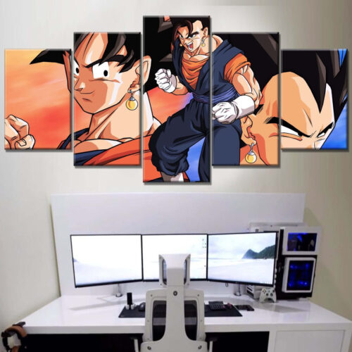 Goku vs Vegeta Dragon Ball Leinwandbilder