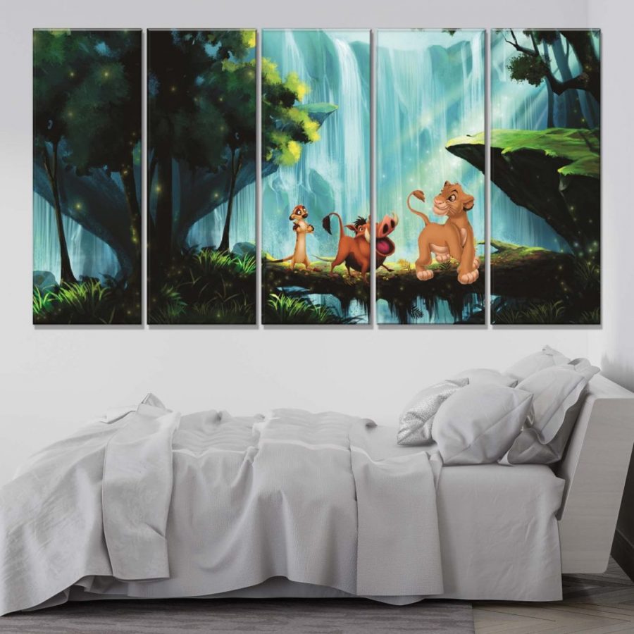 Simba König der Löwen 18 Leinwandbilder – Bild 2