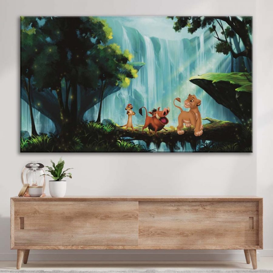 Simba König der Löwen 18 Leinwandbilder – Bild 3