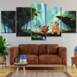 Simba König der Löwen 18 Leinwandbilder