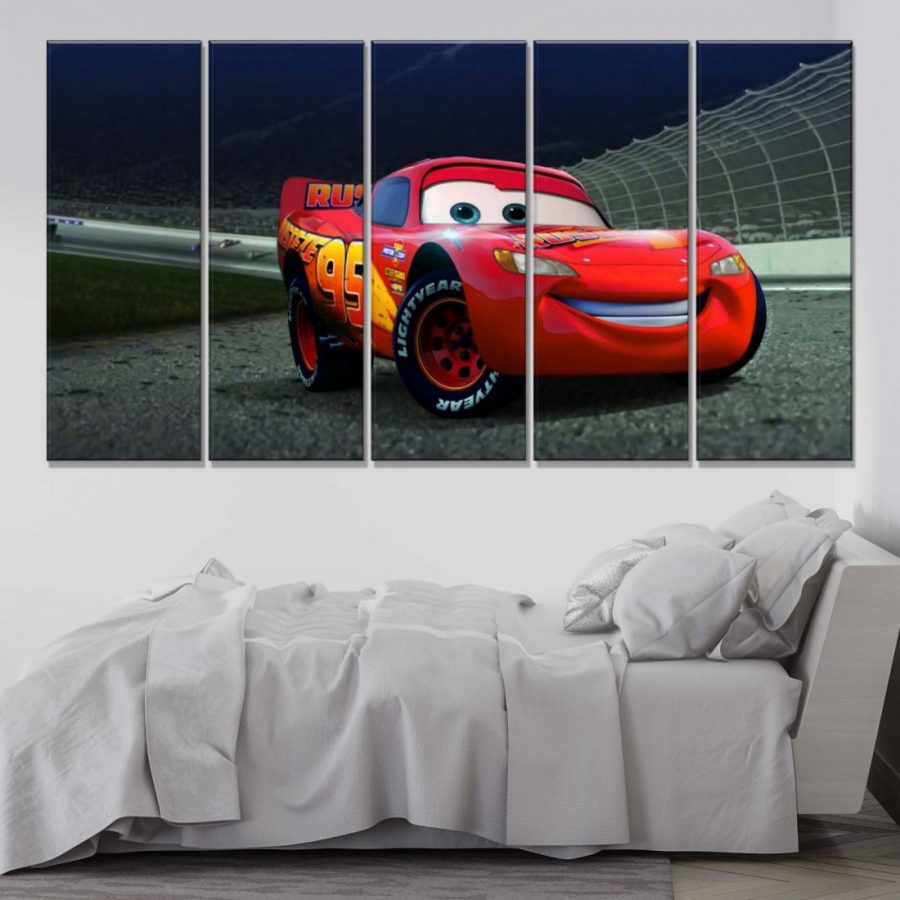 Lightning McQueen Disney Cars 4 Leinwandbilder – Bild 2