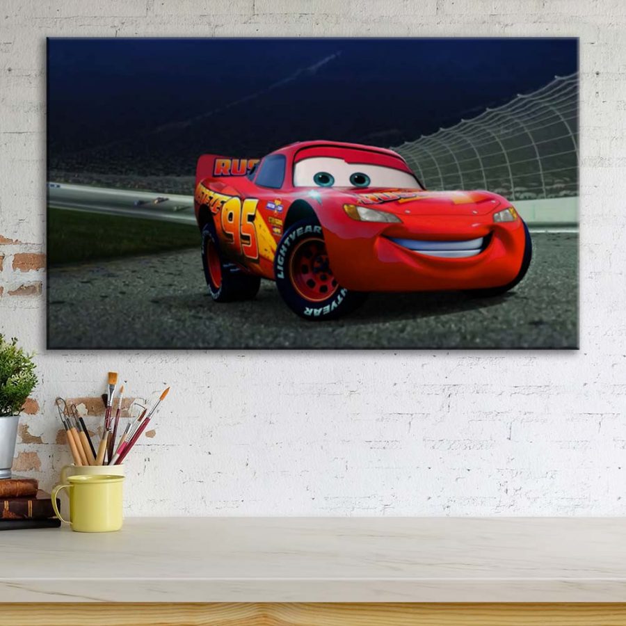 Lightning McQueen Disney Cars 4 Leinwandbilder – Bild 3
