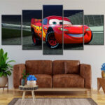 Lightning McQueen Disney Cars 4 Leinwandbilder