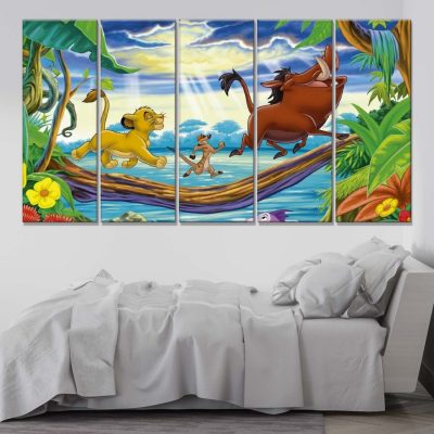 Alternative view of Simba König der Löwen 15 Leinwandbilder