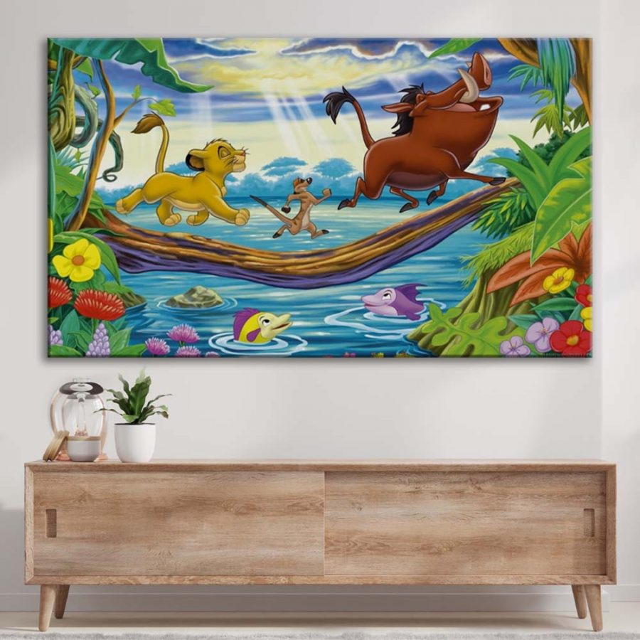 Simba König der Löwen 15 Leinwandbilder – Bild 3