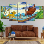 Simba König der Löwen 15 Leinwandbilder