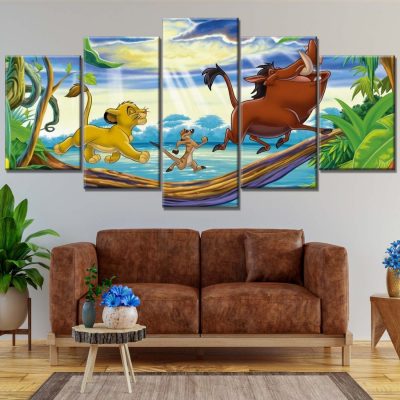 Simba König der Löwen 15 Leinwandbilder