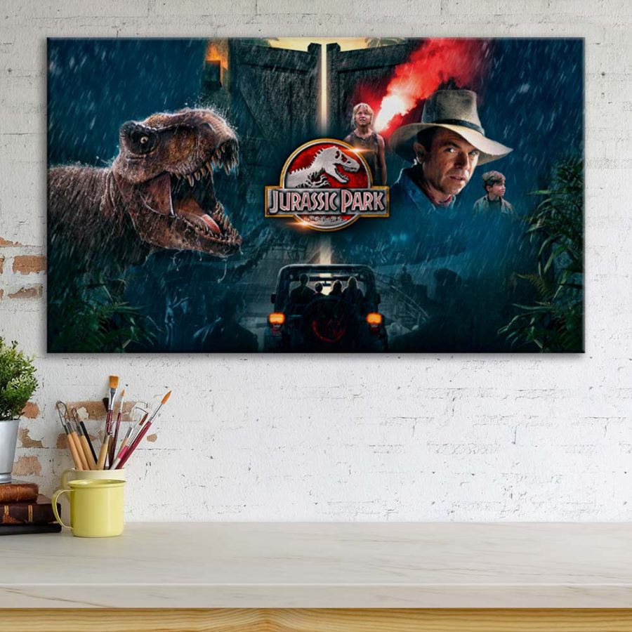 Jurassic Park 27 Leinwandbilder – Bild 3