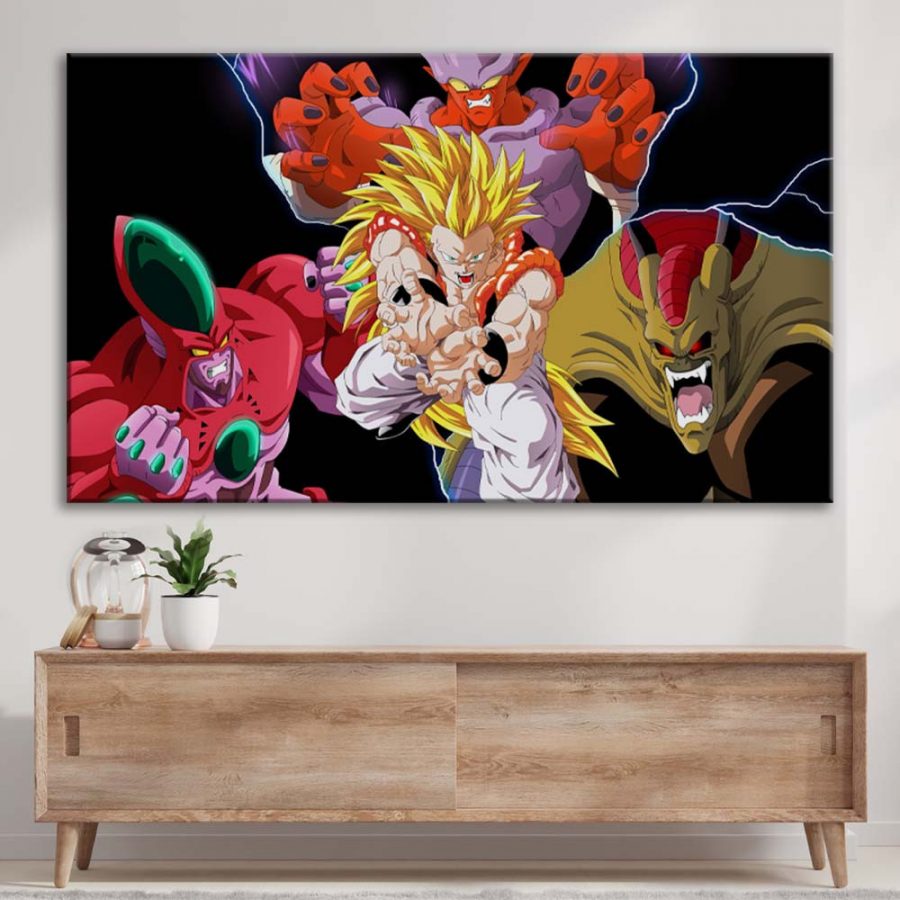 Gogeta Dragon Ball 02 Leinwandbilder – Bild 3