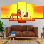 Simba König der Löwen 7 Leinwandbilder