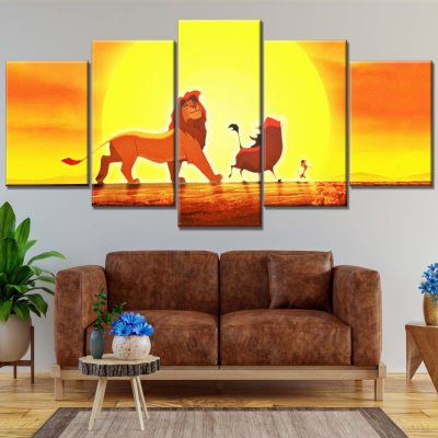 Simba König der Löwen 7 Leinwandbilder