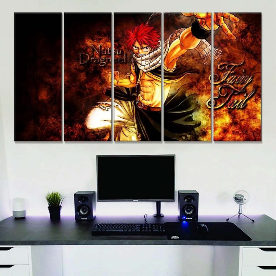 Natsu Dragneel Fairy Tail 17 Leinwandbilder – Bild 2