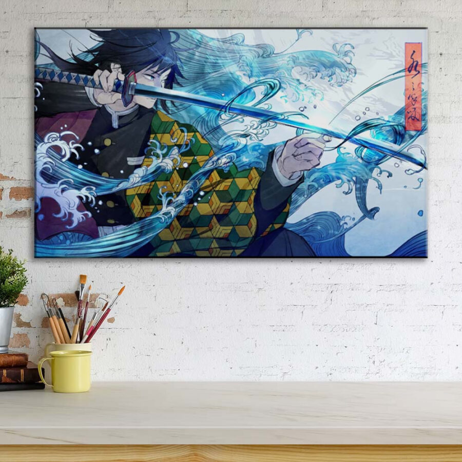 Demon Slayer Giyuu Kimetsu no Yaiba Leinwandbilder – Bild 3