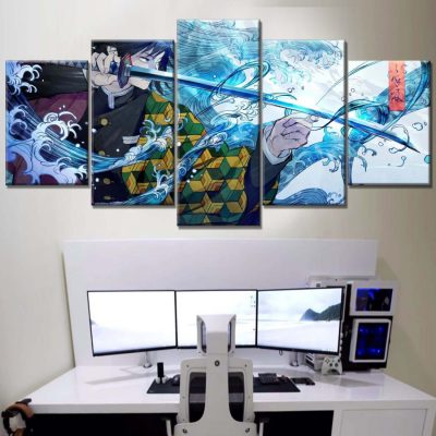 Demon Slayer Giyuu Kimetsu no Yaiba Leinwandbilder