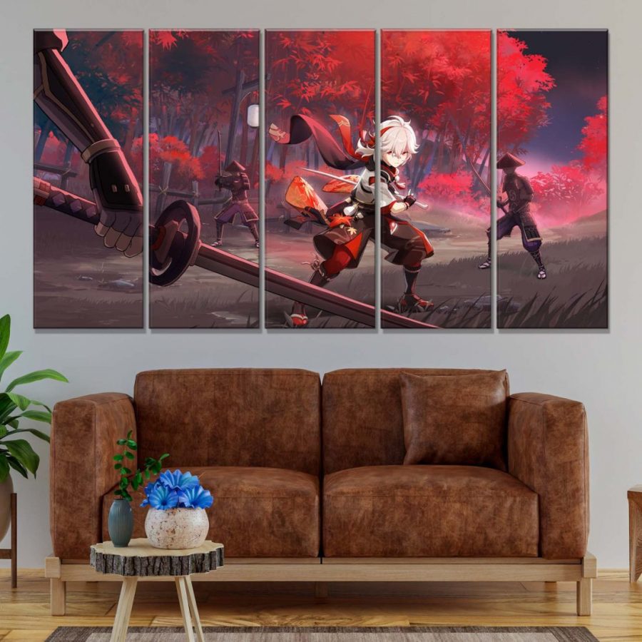 Kaedehara Kazuha Genshin Impact Leinwandbilder – Bild 2