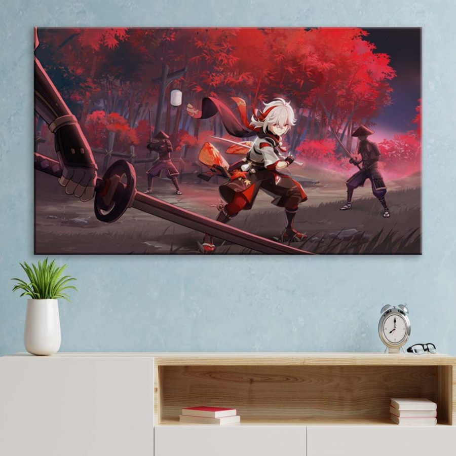 Kaedehara Kazuha Genshin Impact Leinwandbilder – Bild 3