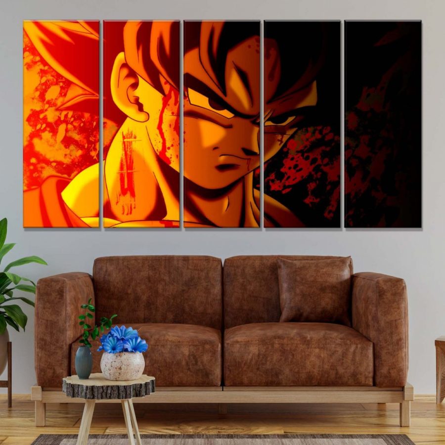 Dragon Ball Z Goku 3 Leinwandbilder – Bild 2