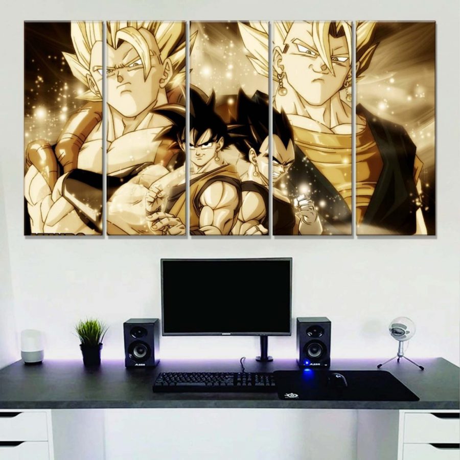 Songoku vs Vegeta Dragon Ball 03 Leinwandbilder – Bild 2