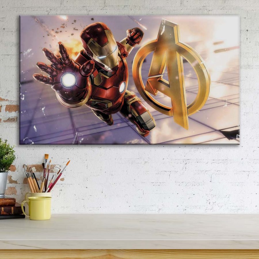 Iron Man Avengers Marvel 13 Leinwandbilder – Bild 3