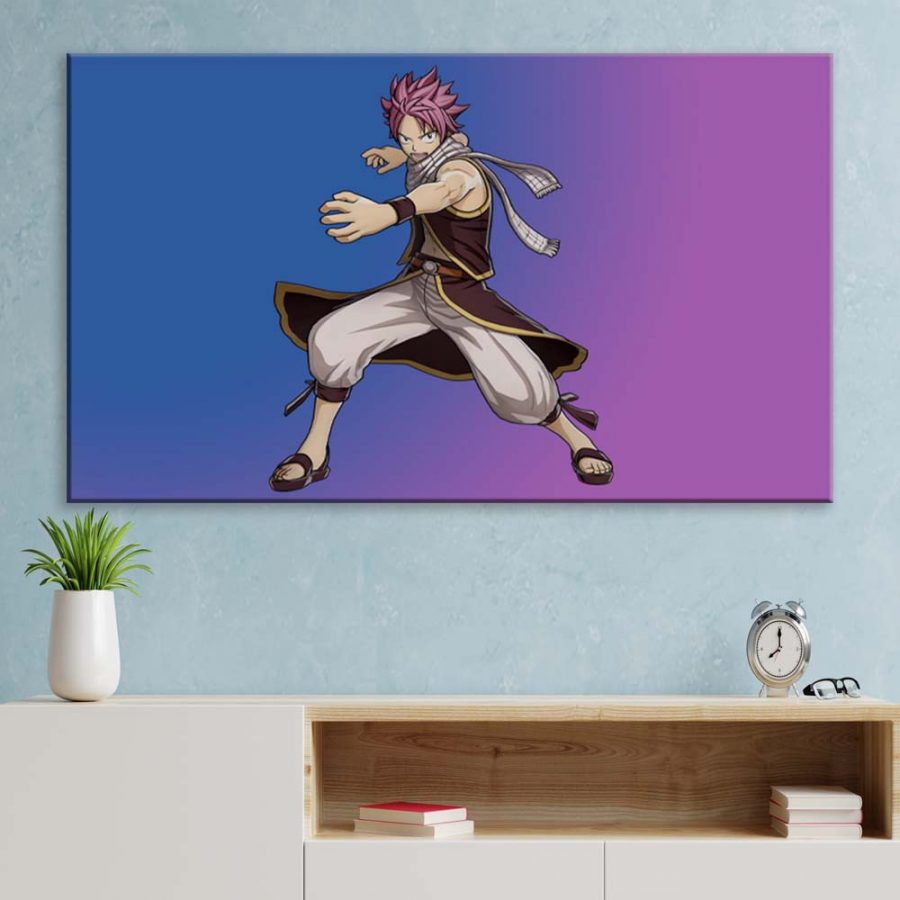 Natsu Dragneel Fairy Tail 6 Leinwandbilder – Bild 3