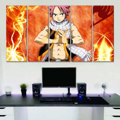 Alternative view of Natsu Dragneel Fairy Tail 18 Leinwandbilder