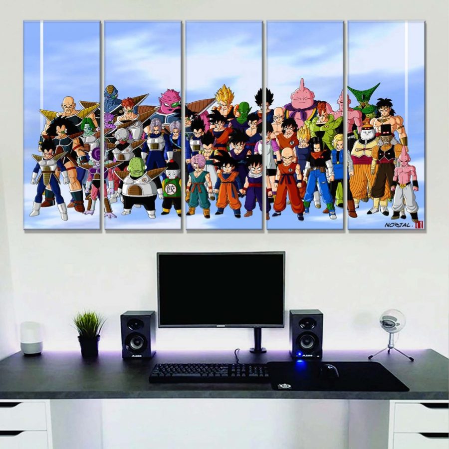 Alle Charaktere Dragon Ball 06 Leinwandbilder – Bild 2