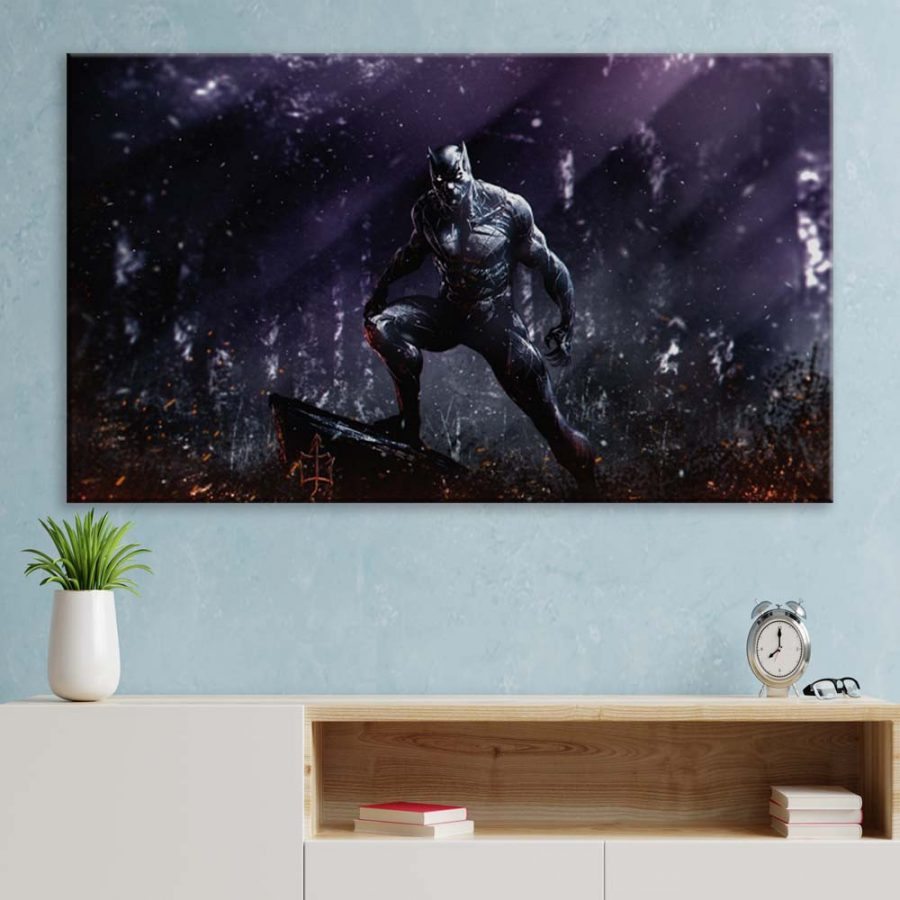 Black Panther 19 Leinwandbilder – Bild 3