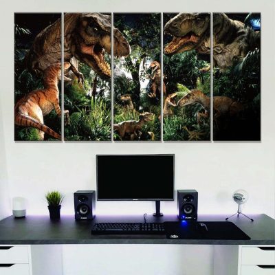 Alternative view of Jurassic Park 6 Leinwandbilder