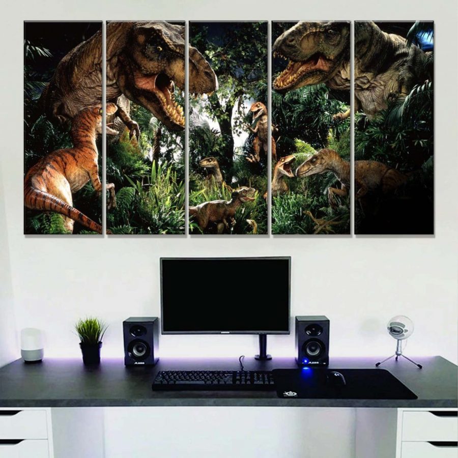 Jurassic Park 6 Leinwandbilder – Bild 2