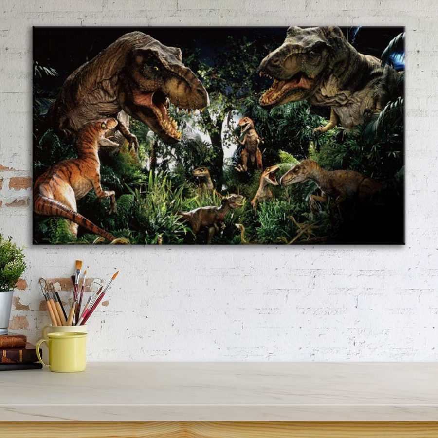 Jurassic Park 6 Leinwandbilder – Bild 3