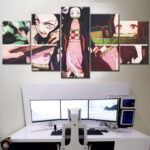 Nezuko Demon Slayer Kimetsu No Yaiba 11 Leinwandbilder