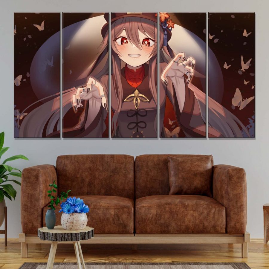 Hu Tao Genshin Impact Leinwandbilder – Bild 2