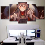 Hu Tao Genshin Impact Leinwandbilder