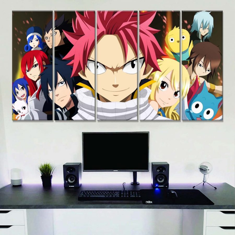Fairy Tail Alle Charaktere 15 Leinwandbilder – Bild 2
