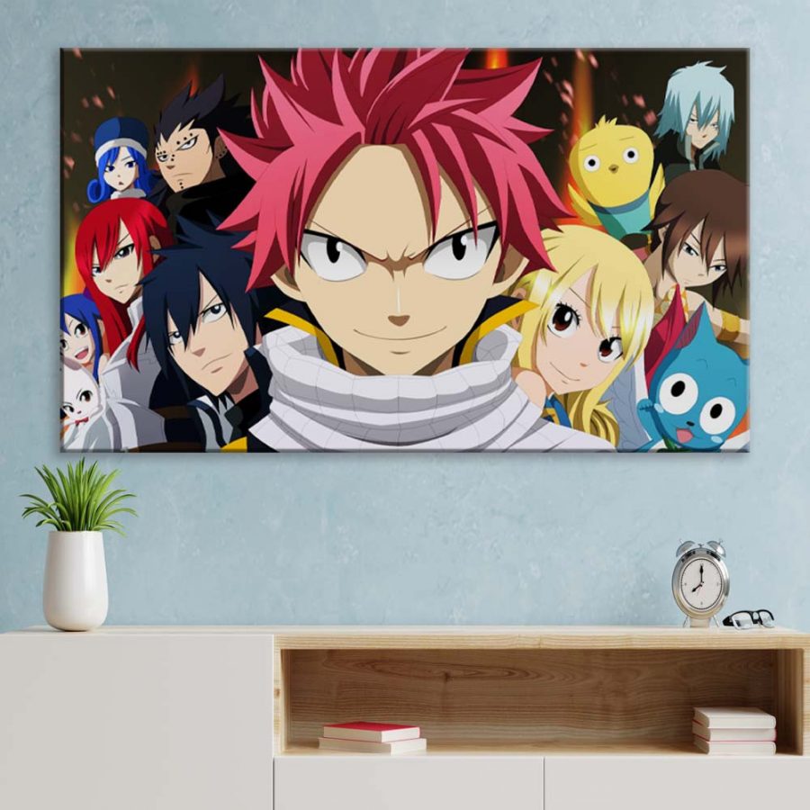 Fairy Tail Alle Charaktere 15 Leinwandbilder – Bild 3